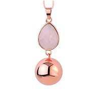 Bola Fantasy Rose gold faceted pink drop - Maternity Bola