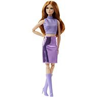 Barbie Looks Rusovláska ve fialovém outfitu - Doll