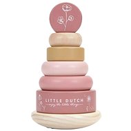 Little Dutch Rings Pink Flowers - Sort and Stack Tower