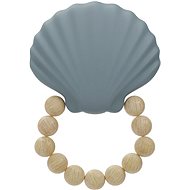 Label Label Shell Blue - Baby Teether