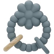 Label Label Flower Blue - Baby Teether