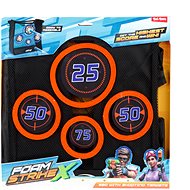 Target with a net for catching foam bullets - Target