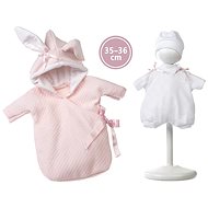 Llorens M636-36 doll outfit for baby New Born doll size 35-36 cm - Toy Doll Dress