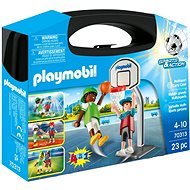 Playmobil hordozható doboz nagy - kosárlabdázók - Építőjáték