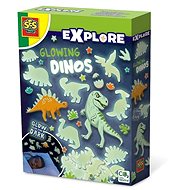 SES Explore svítící dinosauři - Samolepicí dekorace