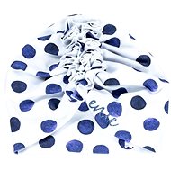 Turban - dětská čepice 0-3m Blue circle - Čepice pro miminko