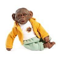 Guca 988 Reborn Monkey - Realistic baby monkey with soft fabric body - 32 cm - Doll