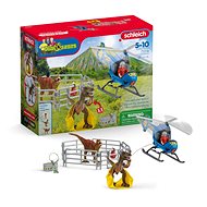 Schleich Rescue Dinosaur Helicopter 72216 - Figure and Accessory Set