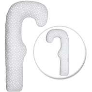 SCAMP F-shaped pillow 75 × 135 cm LittleHeartWhiteGray - Nursing Pillow