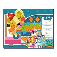 Djeco colouring book with stencils Animals - Colouring Book