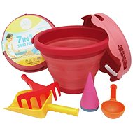 Compactoys Folding set 7in1 red - Sand Tool Kit