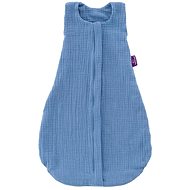 Träumeland Summer sleeping bag Liebmich Musselin Hellblau 110 cm - Children's Sleeping Bag