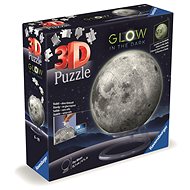 Ravensburger 115860 Puzzle-Ball Moon Glowing in the Dark - 3D Puzzle