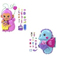 Polly Pocket Pidi pocketková kabelka se 2 pidi panenkami, 10+ doplňků - Figure and Accessory Set