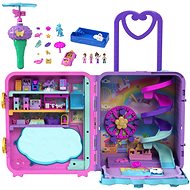 Polly Pocket Holiday resort in suitcase, 4 pidi dolls, 25+ accessories - Figure and Accessory Set