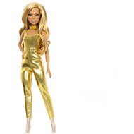 Barbie Fashionistas model in gold jumpsuit with accessories 65th anniversary - Doll