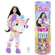 Barbie Cutie Reveal Barbie Colorful dreams zebra with accessories and 10 surprises - Doll
