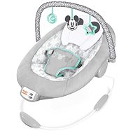 Bright Starts Vibrating Lounger with Mickey Mouse cloudscapes - Baby Rocker