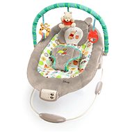 Bright Starts Vibrating Lounger with Winnie the Pooh Dots & Hunny tune - Baby Rocker