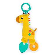 Bright Starts Giraffe Safari Soother on C ring - Baby Rattle