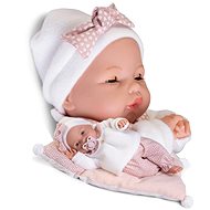 Antonio Juan 14363 Bimba - winking baby with sounds and soft fabric body - 37 cm - Doll