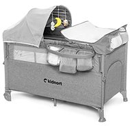Kidnort Stugan light grey - Travel Bed