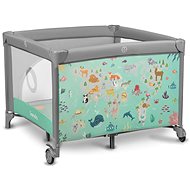 Lionelo Mille Grey Green - Baby Playpen