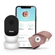 Owlet Monitor Duo - Owlet Smart Sock 3 okos zokni (matt rózsaszín) & Owlet Cam 2 kamera (fehér) - Okos zokni