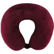 Sparkys Záhlavník 30 × 30 × 9 cm vínový - Travel Pillow