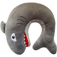 Sparkys Záhlavník 31 × 31 cm Žralok - Travel Pillow