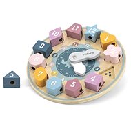 Viga Clock, jigsaw and stringing 3in1 - Motor Skill Toy