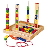 Viga Wooden set of large beads - Bead Track
