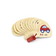Wooden book Czech language - Baby Toy
