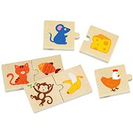 Viga Feeding the animals - Wooden Puzzle