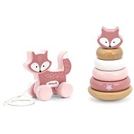 Viga Tug and Pyramid Fox - Motor Skill Toy