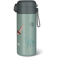Zopa Liquid thermos with straw and silicone holder Dino 350 ml - Children's Thermos
