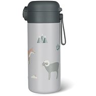 Zopa Thermos for liquids with straw and silicone holder Mountains 350 ml - Children's Thermos