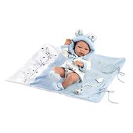 Llorens 73897 New Born chlapeček - realistická panenka s celovinylovým tělem - 40 cm - Doll