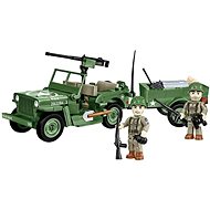 Cobi 2297 II WW Willys MB with trailer D-DAY 1:35 - Building Set