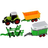 Teddies Traktor s vlekem 3 ks - Tractor