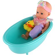 Teddies Baby with bath tub - Doll