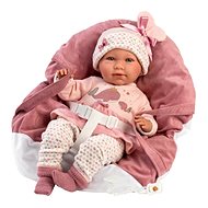 Llorens 74014 New Born - realistic doll with sounds and soft fabric body - 42 cm - Doll