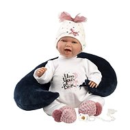 Llorens 74050 New Born - realistická panenka se zvuky a měkkým látkovým tělem - 42 cm - Doll