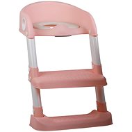 Tryco Toilet Reducer with Steps Pink - Stepper
