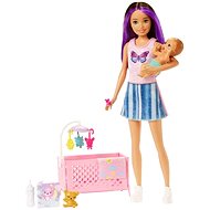 Barbie chůva herní set - spinkání - Doll