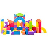 Plastica Foam cubes large in PVC bag 52 pcs - Kids’ Building Blocks