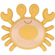 Canpol babies Wooden silicone teether crab - Baby Teether