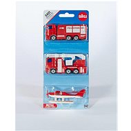 Siku Blister set - Firefighter 3 pcs - Metal Model