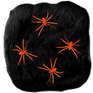 LUMA spider web black, 60 g - Decoration
