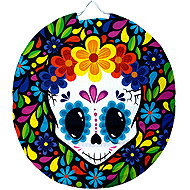 LUMA Round HALLOWEEN lantern skull, 25 cm - Chinese Lantern